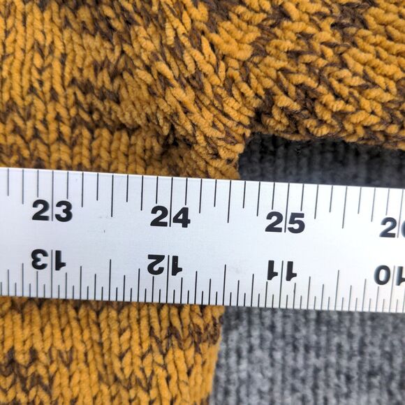 The Rugged Wear Men's 1/4 Zip Knit Sweater Brown Ombre XL Long Sleeve Acrylic - Picture 11 of 11